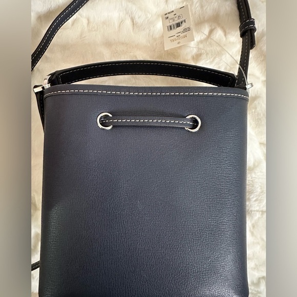 Michael Kors Small Suri Bucket Crossbody Bag Admiral Blue - Picture 4 of 8